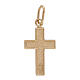 Cross pendant 750/00 gold guilloches 0.7 gr s2