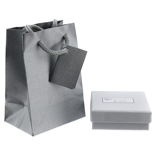 Croix pendentif plaque bombée or jaune 18K 0,7 gr 4