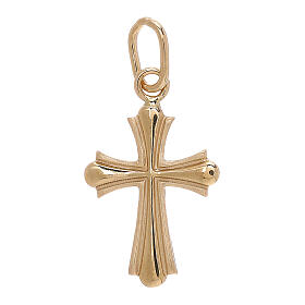 Croce pendente composita oro giallo 750/00 0,75 gr
