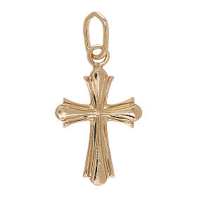 Croce pendente composita oro giallo 750/00 0,75 gr