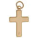 Pendentif croix or bicolore 750/00 0,7 gr s3