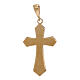 Croce pendente oro giallo 18 carati Cristo 1,2 gr s2