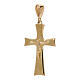 Cross pendant with Christ in 18 kt gold 0.85 gr s1