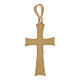 Pendentif croix plaque Christ or 18K 0,85 gr s2