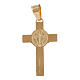 Pendant Saint Benedict Cross 750/00 yellow gold 1 gr s2