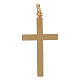 Pendentif croix or jaune 750/00 décoration flèche 1,1 gr s2