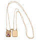 Skapulier, 18 kt Gelbgold, Heiligstes Herz Jesu und Gottesmutter vom Berge Karmel, 5,2 g s6