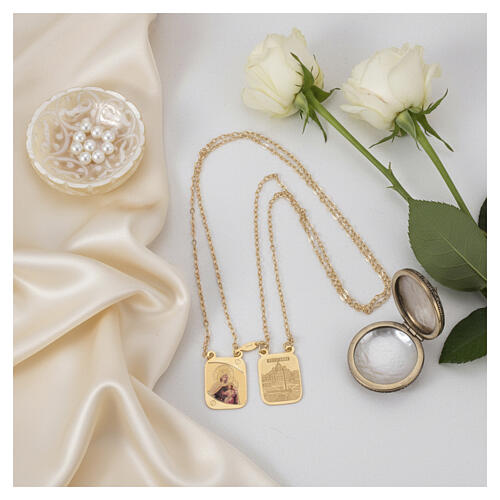 Scapulaire or jaune 18K en couleur Vatican 5,2 gr 4