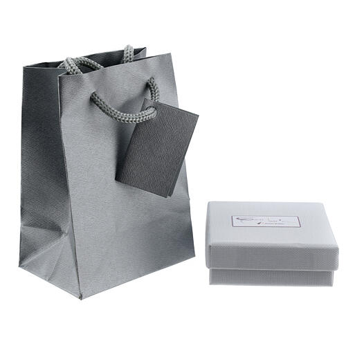 Scapolare oro giallo 18 kt Sacro Cuore di Gesù e Madonna del Carmelo 5,2 gr 7