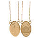 Scapular in 750/00 yellow gold with colour image 4.85 gr s2