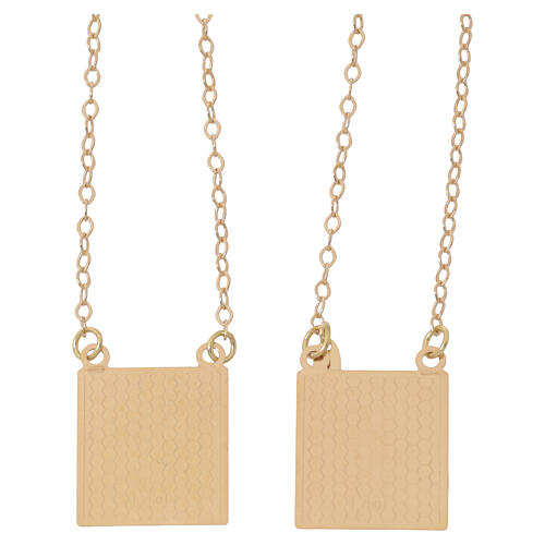 Scapolare oro 750/00 a colori catena 70 cm 4,5 gr 5