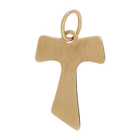 Tau pendant 18-carat yellow gold wood effect 0.7 gr