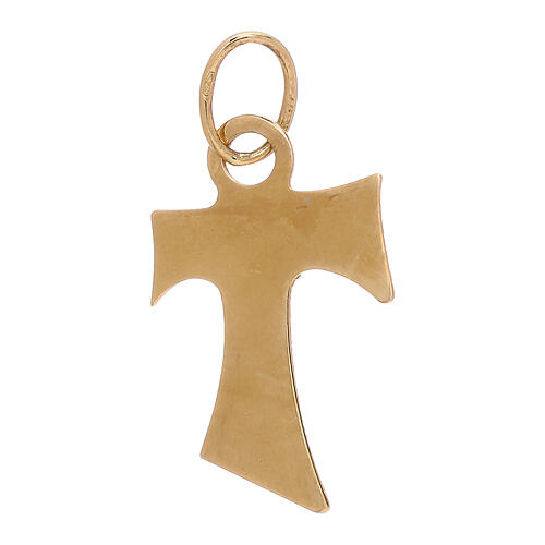 Pendentif Tau or jaune 750/00 brillant 0,7 gr 2