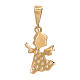 Pendente angelo preghiera profilo oro 750/00 strass 0,8 gr s2