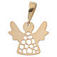 Angel pendant 18-carat white gold two layers 0.8 gr s4