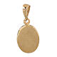 Oval pendant two finishes angel 18-carat gold 0.7 gr s2