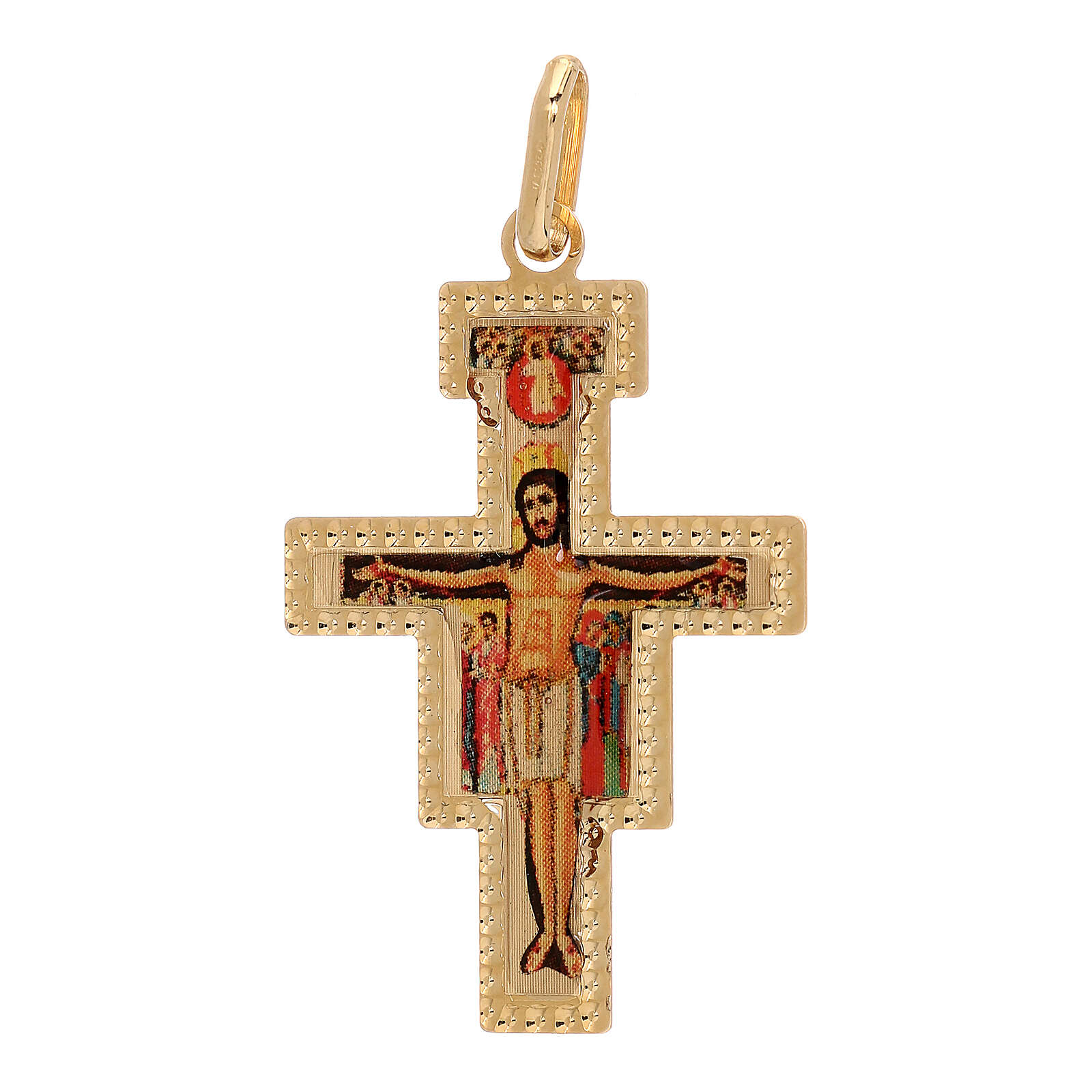 Pendentif Crucifix Saint Damien or 750/00 1,45 gr vente en ligne sur