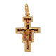 Pendente Croce San Damiano oro 18 kt 1 gr s1