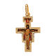 Pendant San Damiano cross 18-carat gold 1 gr s1