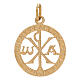 Pendant in 750/00 yellow gold, Peace 2.85 g s2