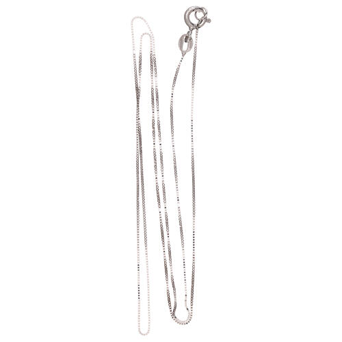 Łańcuch splot wenecki, białe złoto 750/00, 42 cm 2