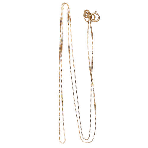 Catena veneziana oro giallo 18 kt 42 cm 2