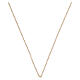 Cable necklace of polished 18K yellow gold, 20 in s1