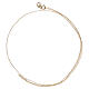 Cable necklace of polished 18K yellow gold, 20 in s2