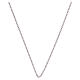 Rolo chain 18-carat white gold diamond-finished 16 1/2 in s1