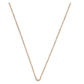 Łańcuszek rolo', żółte złoto 18K diamentowane, 42 plus 3 cm