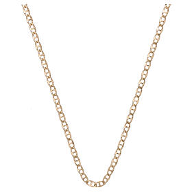 Chain, stud link model, in 18K yellow gold 50 cm