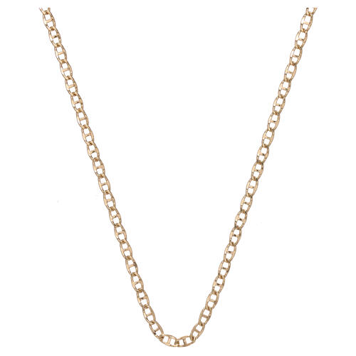 Chain, stud link model, in 18K yellow gold 50 cm 1