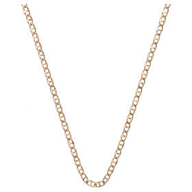 Catena traversino oro giallo 18 kt 50 cm