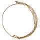 Chain, gourmette model, in 750/00 yellow gold 50 cm s2