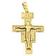 Cross pendant Saint Damian in 18K gold with relief 8.8 g s1