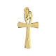 Cross of Life pendant in 18K gold, polished 2.2 g s1