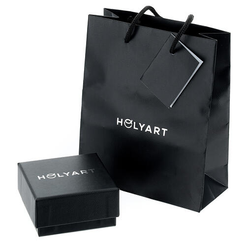 Pendentif croix Tau bicolore or 18K 2,6 gr 3