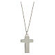 Necklace with big engraved cross, True Love, 925 silver s2