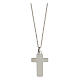 Necklace with medium engraved cross, True Love, 925 silver s2