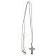 Necklace with small engraved cross, True Love, 925 silver s3