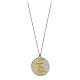 Necklace Oceano di Pace, bicolour 925 silver s1