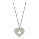 Necklace with heart-shaped pendant, cut-out star, Brilli Amore, 925 silver s2