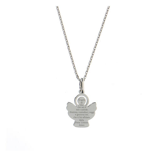 Guardian Angel Pendant Necklace in Sterling Silver | Takar Jewelry