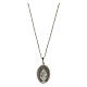 Necklace with Miraculous Medal, rhodium-plated 925 silver s1