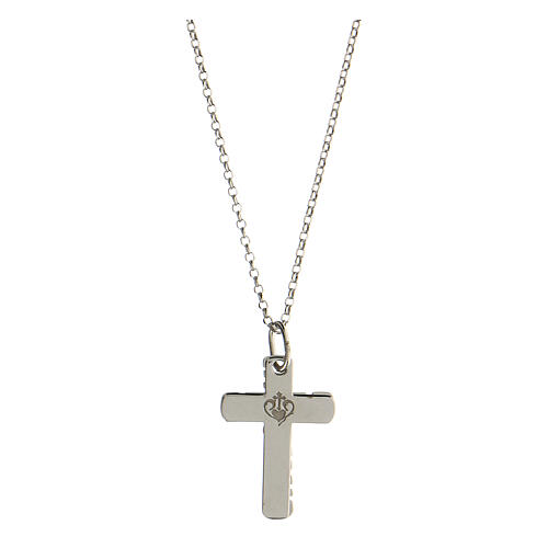 Double cross pendant "E Gioia Sia", 925 silver 3