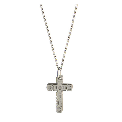 Pendentif E Gioia Sia double croix argent 925 1