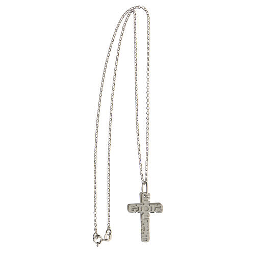 Pendentif E Gioia Sia double croix argent 925 5