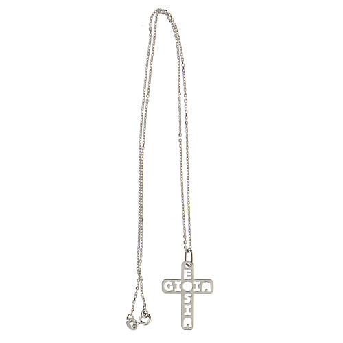 Big cross-shaped pendant E Gioia Sia, 925 silver 3