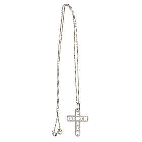 Cruz pingente grande E Gioia Sia prata 925 s3