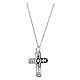 Big cross E Gioia Sia with cut-out background, 925 silver s2